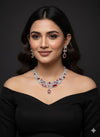 Mira AD Necklace (Red)