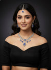 Diva AD Necklace (Blue)