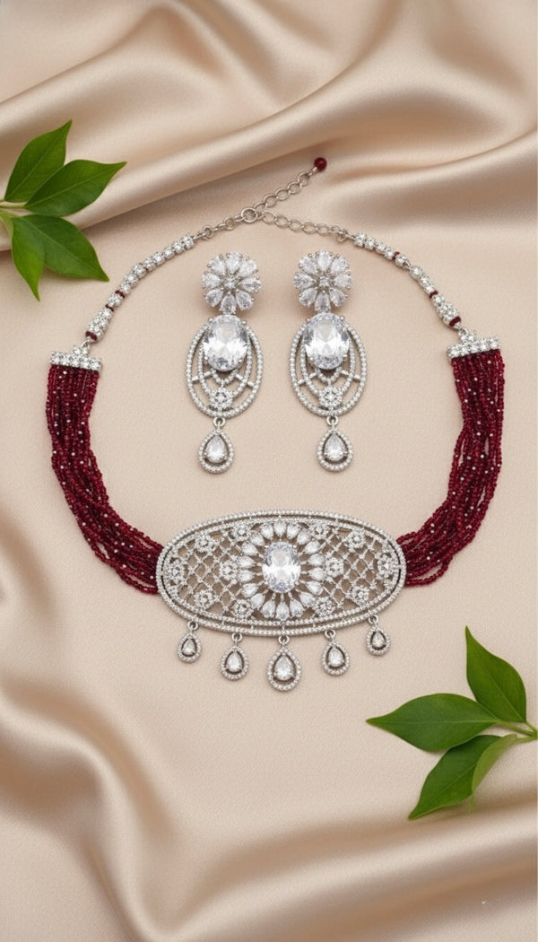 Amira AD Chokar Set (Wine)