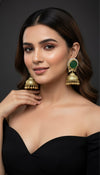 Heritage Jhumkas (Green)