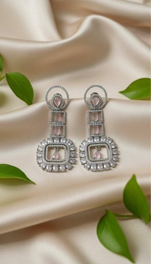 Diva AD Earrings (Pink)