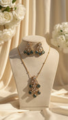 Aarshiya Chain kundan Necklace (Grey)