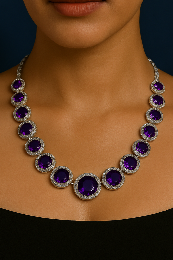 Royale Glow AD Necklace (Purple)