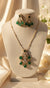 Aarshiya Chain Kundan Necklace (Green)