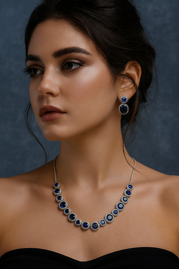 Royale Glow AD Necklace (Blue)