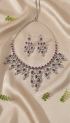 Imperial Bloom Ad Necklace (Rani Pink)
