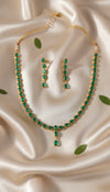 Radiant Line AD Necklace (Green)