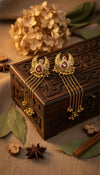 Samira Kashmiri Earrings (Wine)