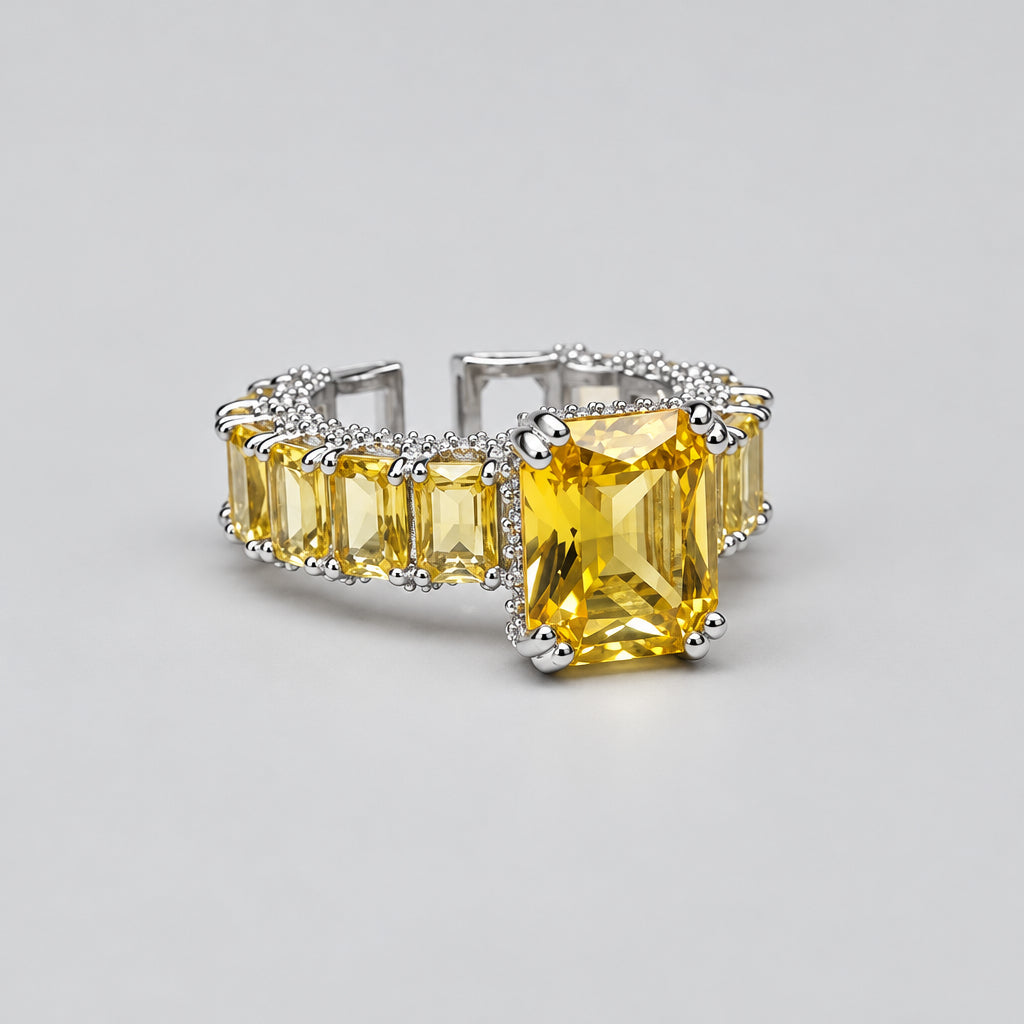 Premium Diamond AD Ring(Yellow)