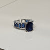 Premium Diamond AD Ring(Blue)