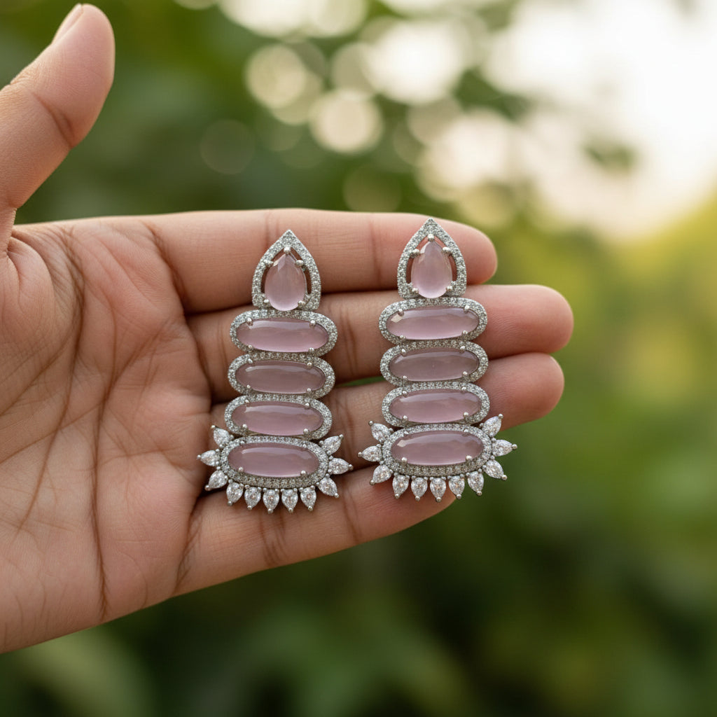 Spark AD Earrings (Pink)