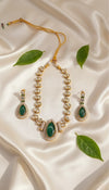 Naira Kundan Necklace (Green)