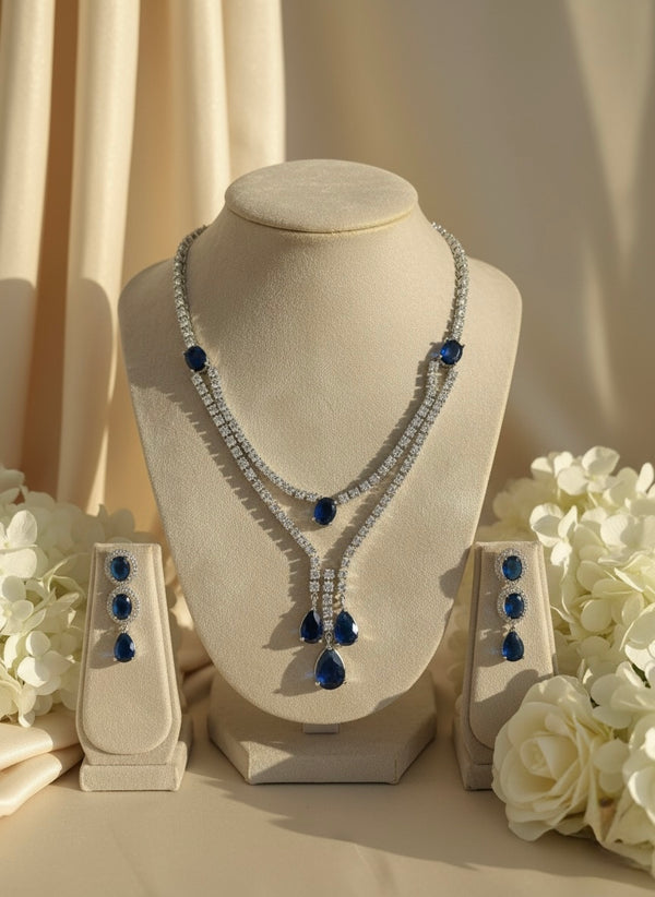 Riva AD Necklace (Blue)