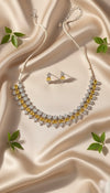 Luxe Line AD Necklace (Yellow)