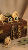 Saanvi Kashmiri Earrings(Black)