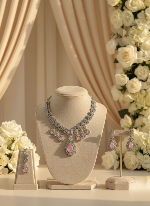 Diva AD Necklace (Pink)