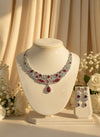 Mira AD Necklace (Red)