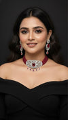 Amira AD Chokar Set (Wine)