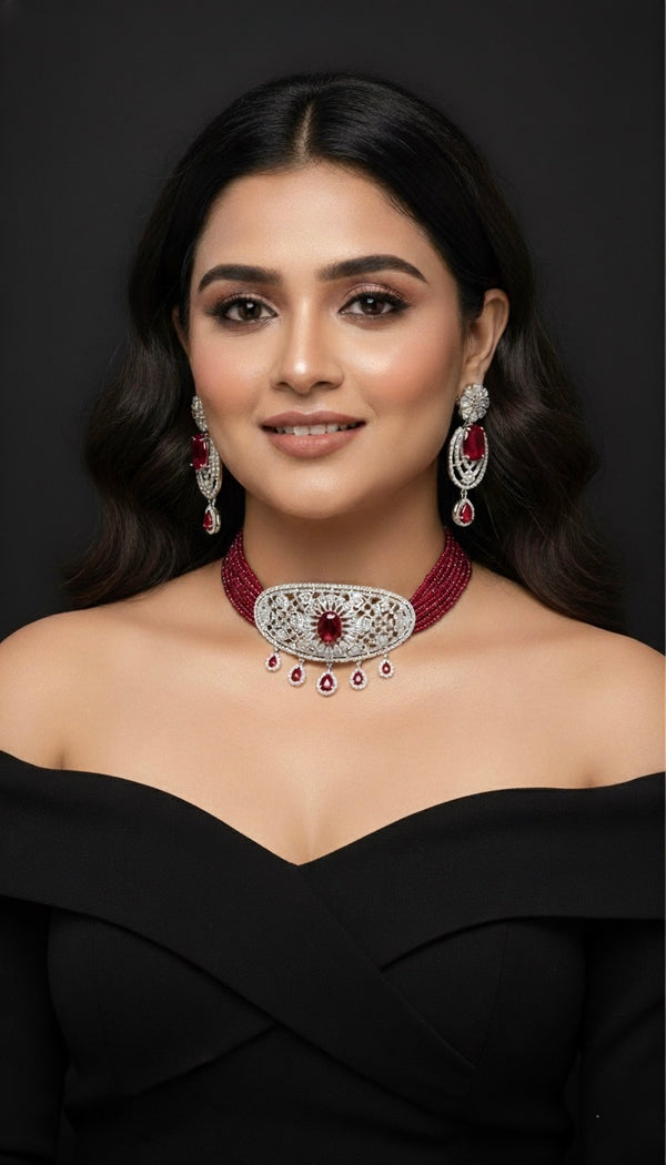 Amira AD Chokar Set (Wine)