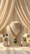 Diora AD Necklace (Green)