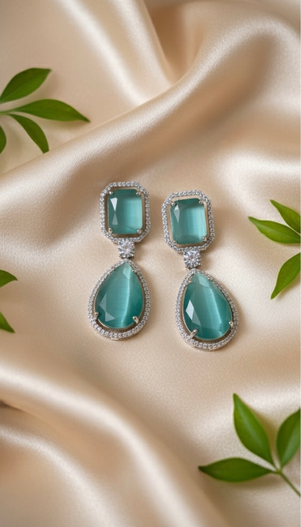 Frost AD Earrings (Mint Green)