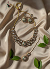 Ravina Kundan Necklace (Green)