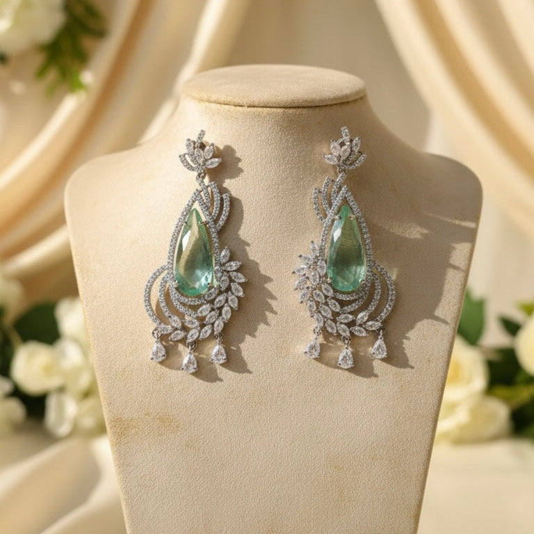 Lyra AD Earrings (Mint Green)