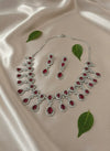 Shimmer AD Necklace (Red)