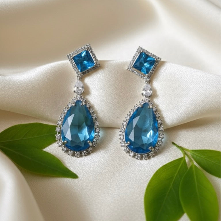 Glimmer AD Earrings (Blue)