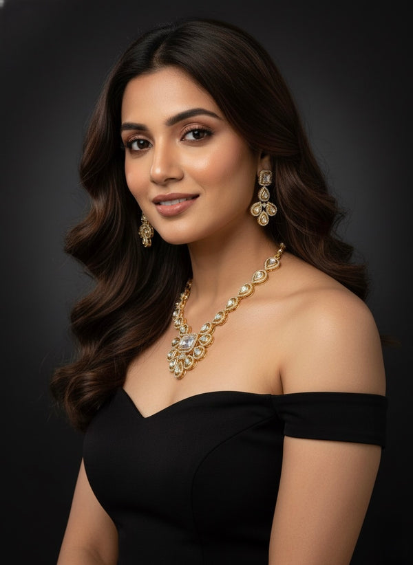 Vira Kundan Necklace (Golden)