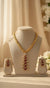 Noorvi AD Necklace (Wine)