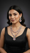 Regal Tier AD Necklace (Pink)