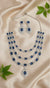 Luxe Layered AD Necklace (Blue)