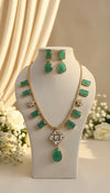 Adira Kundan Necklace (Green)