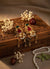 Maharani Kashmiri Earrings (Green and Wine)