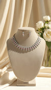 Luxe Line AD Necklace (Pink)