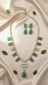 Adira Kundan Necklace (Green)
