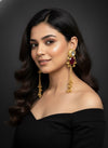 Mohini Kashmiri Earrings (Wine)