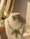 Aira Kashmiri Necklace (Mint Green)