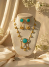 Noor Kashmiri Necklace (Mint Green)