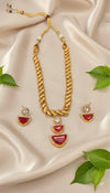Diora AD Necklace (Red)