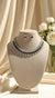 Luxe Line AD Necklace (Blue)