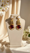 Lara Hasli Earrings (Wine)