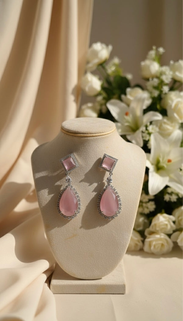 Glimmer AD Earrings (Pink)