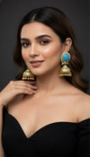 Heritage Jhumkas (Blue)