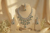 Royal Bloosom AD Necklace (Green)