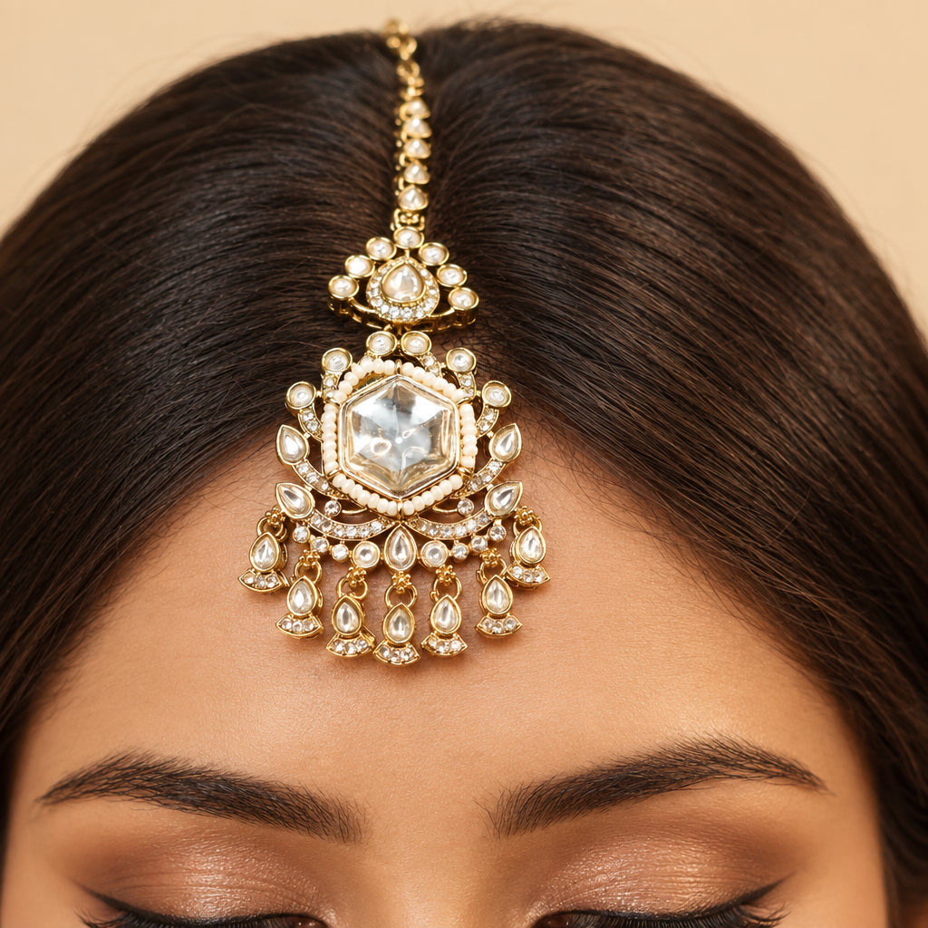 Meera Layered Necklace (Light Pink)