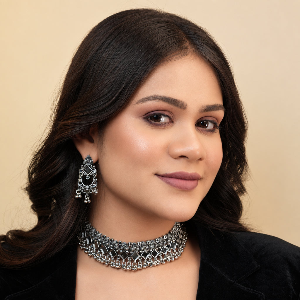 Inaya Oxidize Necklace