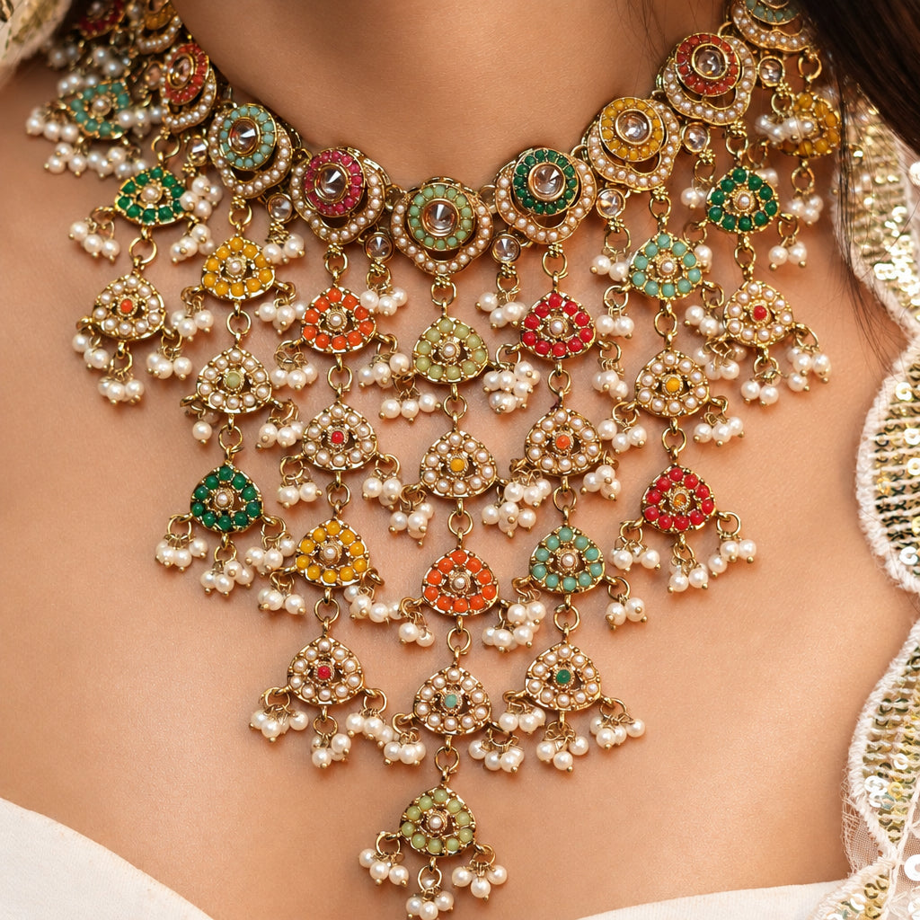 Neha Necklace with Maang-tikka