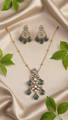 Aarshiya Chain kundan Necklace (Grey)
